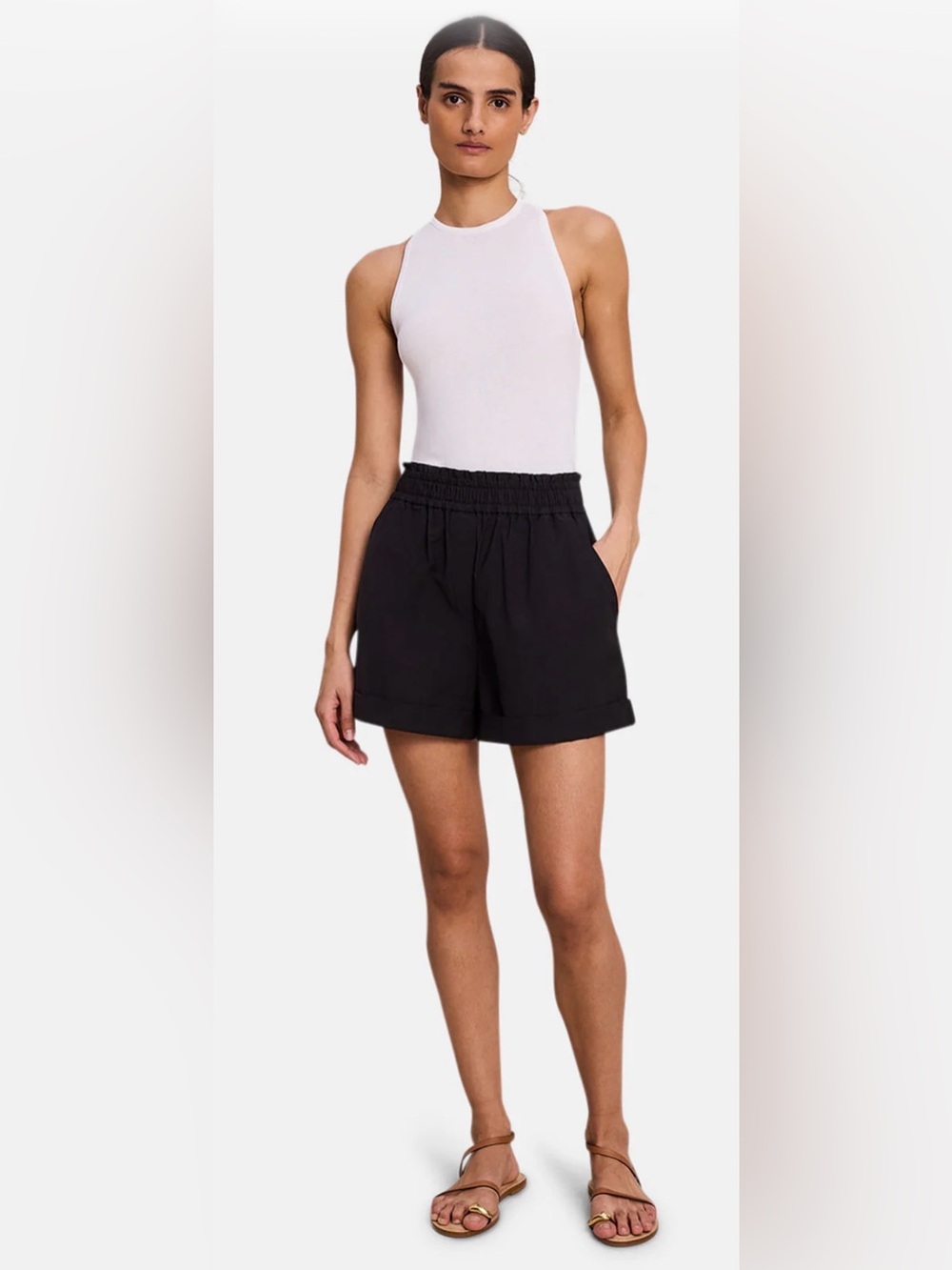 A.L.C. Kaleb Short in Black — Size S/P